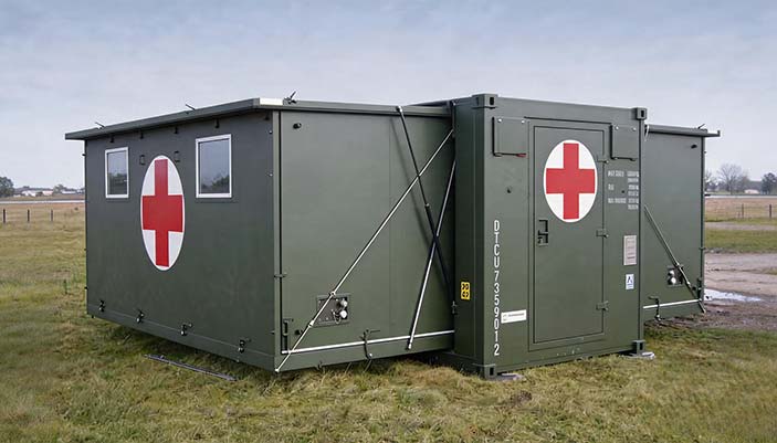 Afghanistan, military expansion container